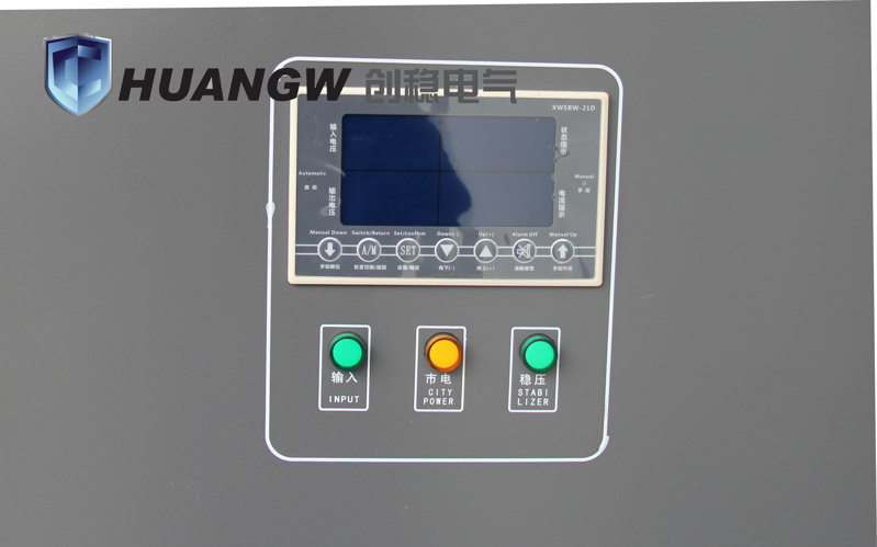激光切割穩壓器采用電子智能顯示屏，精準已讀懂